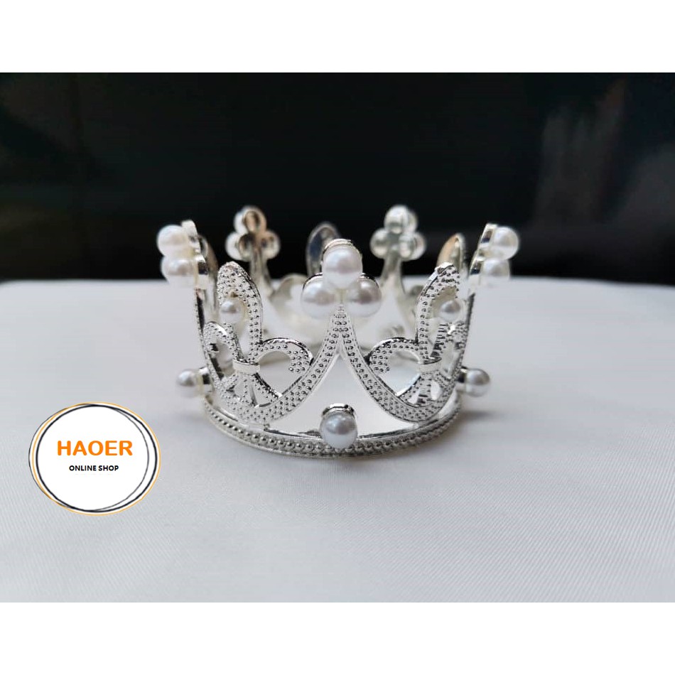 Crown Cake Topper Deco Queen Crown Topper Princess Crown Gold Crystal