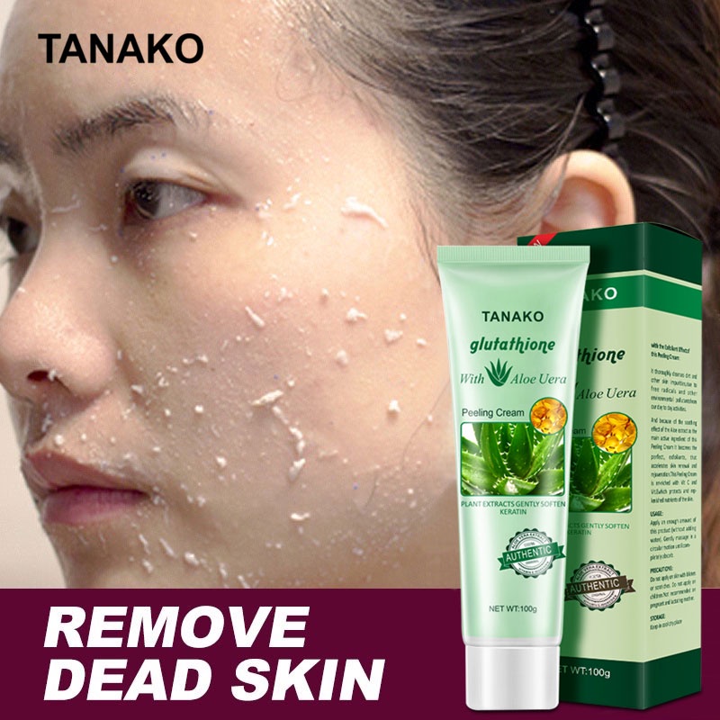 Glutathione with Aloe Vera Peeling Cream Plant Extracts Gently Soften