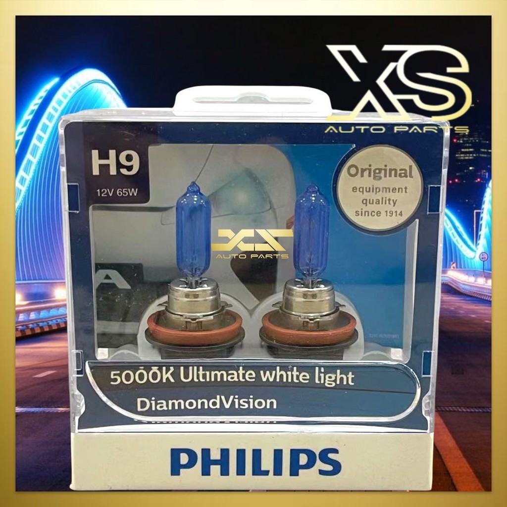 Eaglite Standard H9 12V 65W Clear DOT Halogen Headlight Bulb