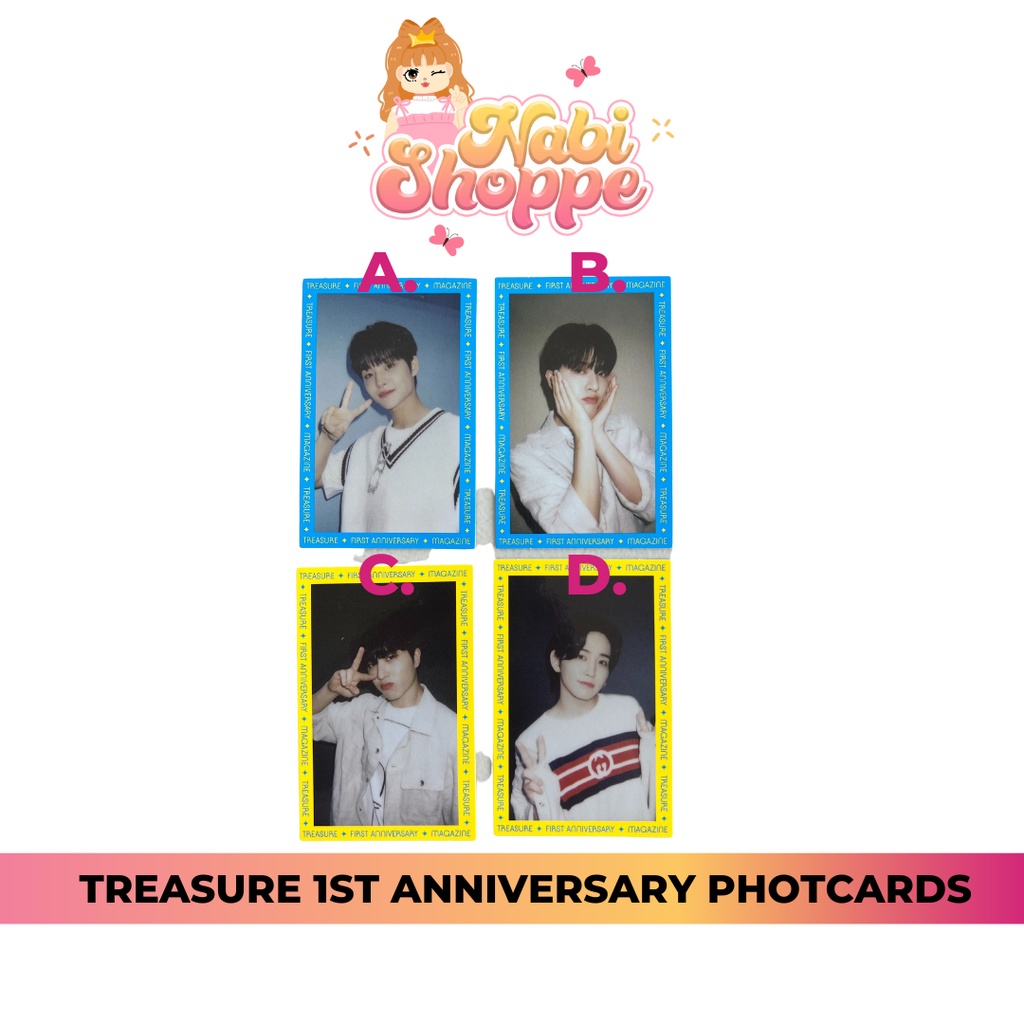 ON HAND] TREASURE 1ST ANNIVERSARY MAGAZINE 'PHOTOCARD' | Shopee