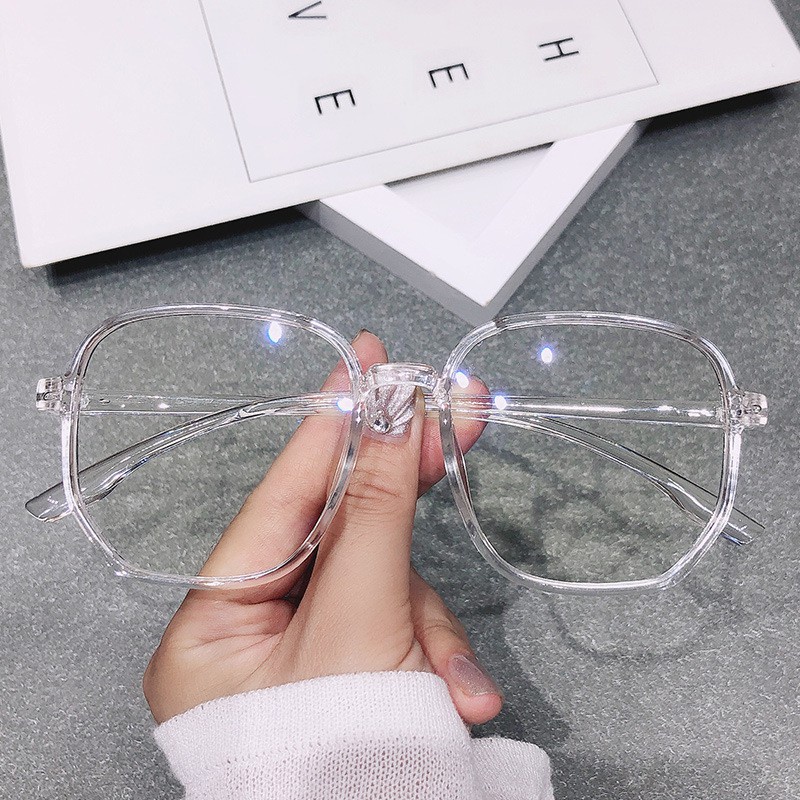 Roselife Square Frame Light Weight Eyeglasses Women Men Clear Lens big ...