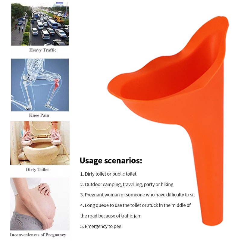 Urination Device Female Urinal Camping Urinals Standing Up Pee Funnel