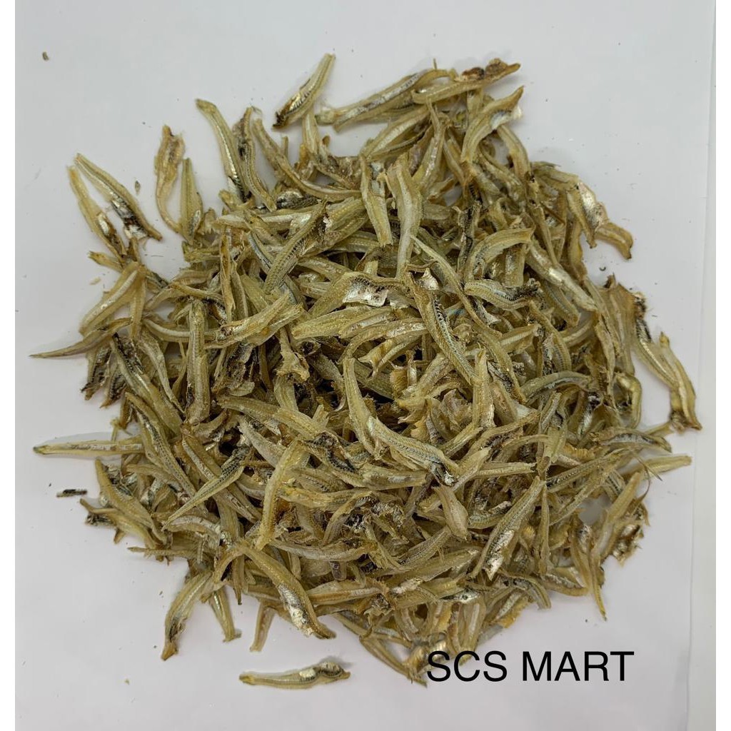 Peeled Anchovies 500G Boneless Two Pieces Small Golden Line Fish Ikan