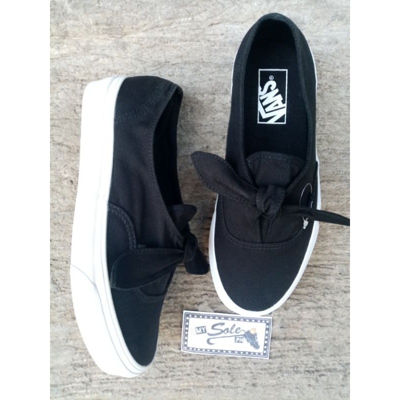 Vans authentic outlet knotted