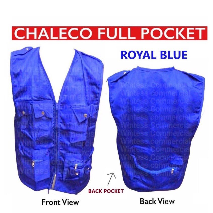 Vest Chaleco Full pocket Barangay Tanod Toda Election Campaign Vest ...