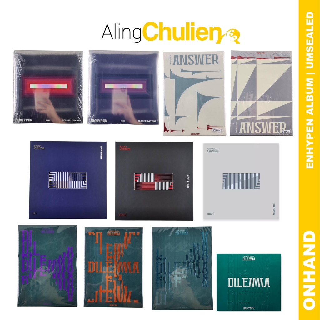 【新品未開封】ENHYPEN  DAYONE CARNIVAL 2点セット jp.ktown4u.com : ENHYPEN - ミニアルバム 1集 [BORDER : DAY