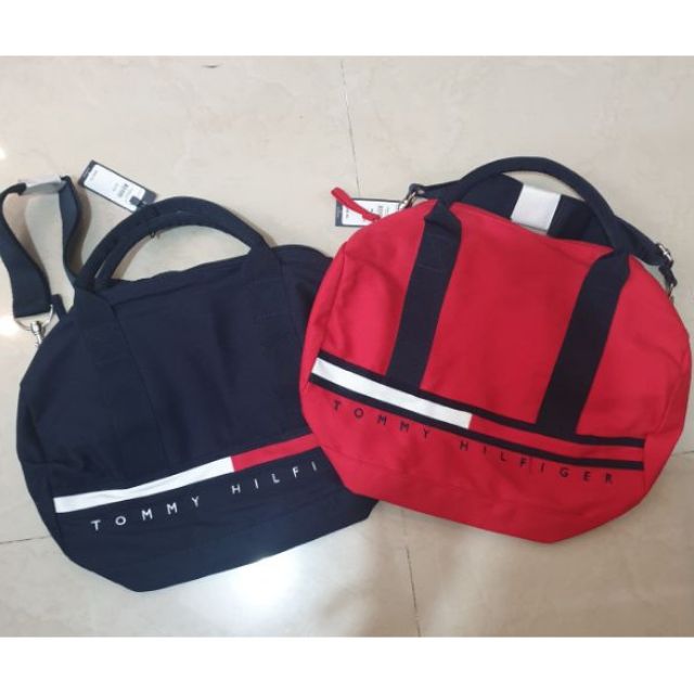 Tommy small hot sale duffle bag