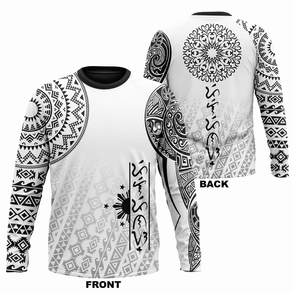 Long Sleeve Full Sublimation Pilipinas Tribal Design Full Sublimation ...