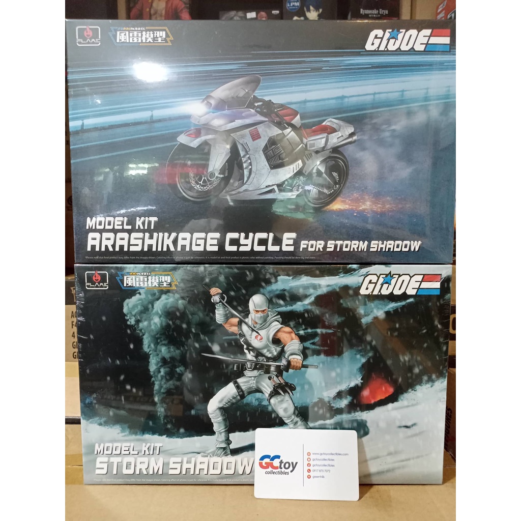 Flame Toys GI Joe Furai Model Storm Shadow and Arashikage Cycle Set Shopee Philippines