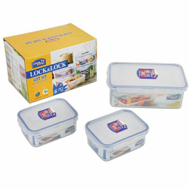 Lock and Lock Korea Gift Set contains 3 containers lock & lock ...