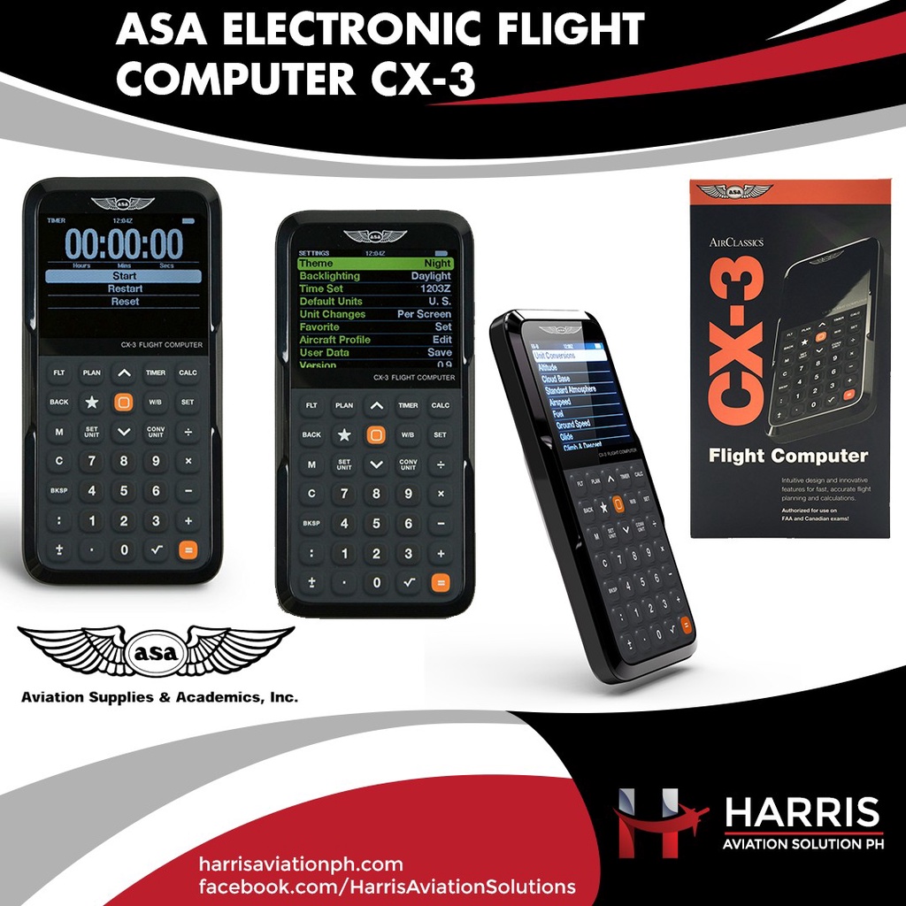 ASA CX3 Electronic Flight Computer Shopee Philippines