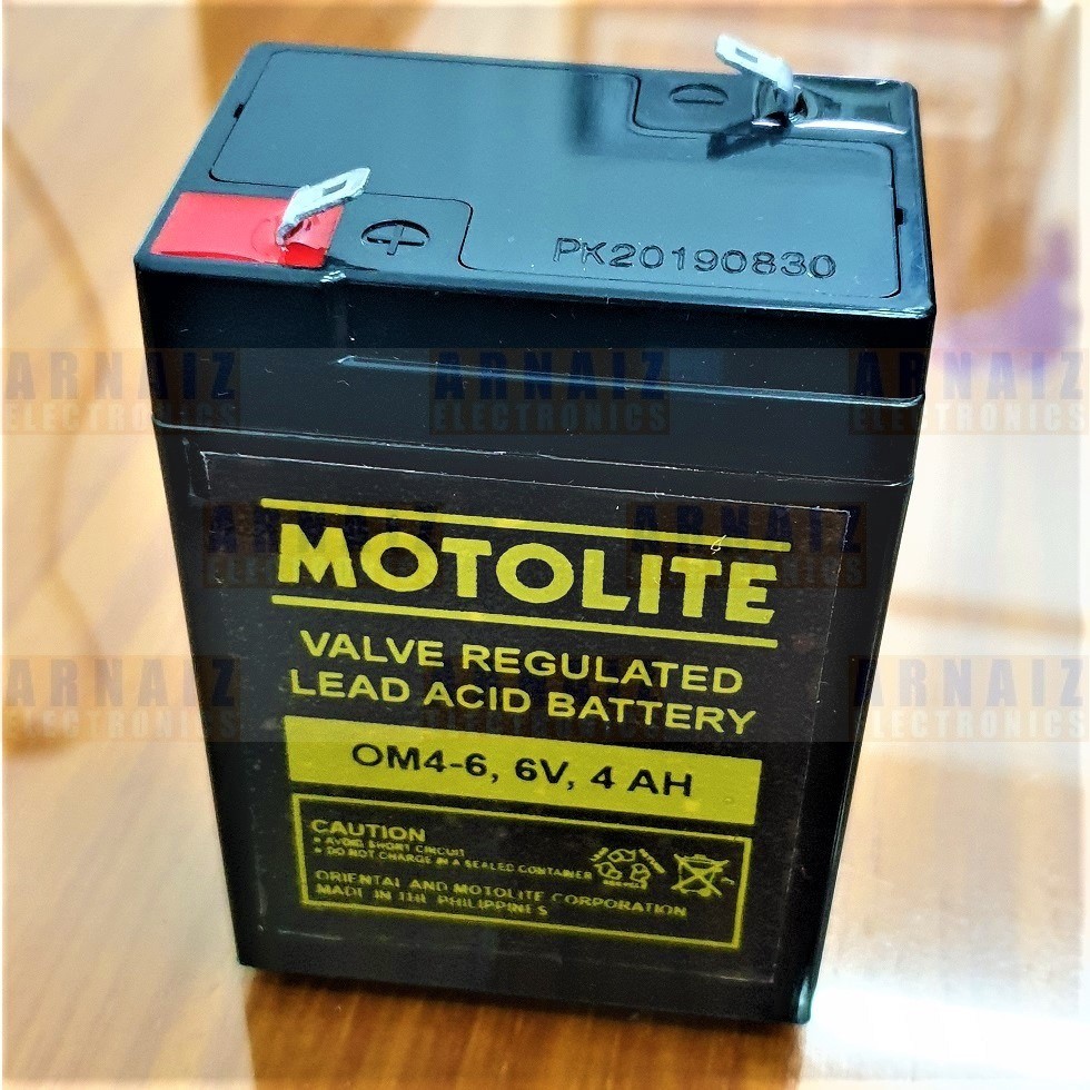 Optimal And Rechargeable valve regulated lead acid battery 6v 4.5ah 