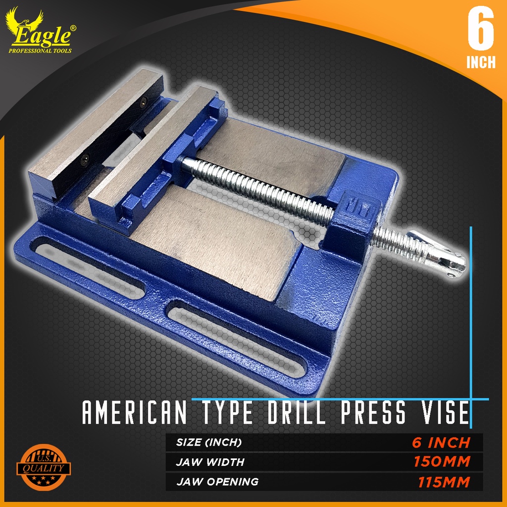 Eagle Drill Press Vise American Type 6 Inch Shopee Philippines