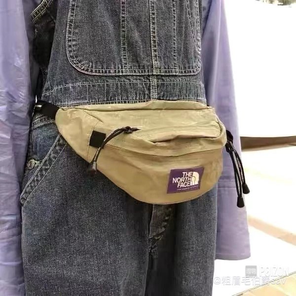 TNF Purple Logo Design Waist Bag Chest Bag | Shopee Philippines