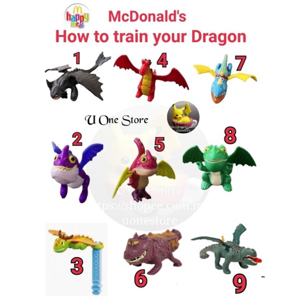 Httyd 3 sale mcdonalds