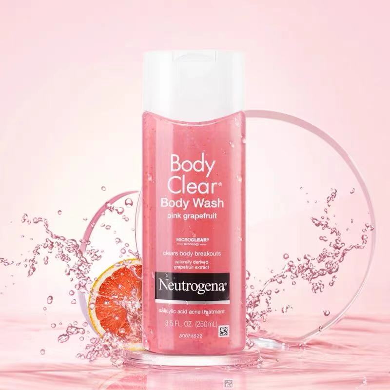 Neutrogena Body Clear Body Wash Acne Prone250 Ml Salicylic Acid Body Wash Body Cleanser