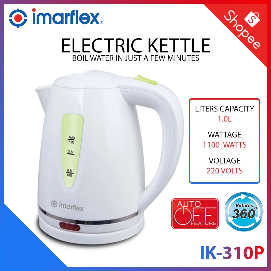 Imarflex IK310P 1.0L Electric Kettle Shopee Philippines