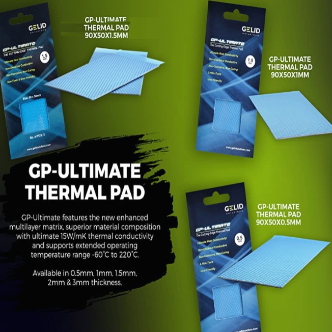 Gelid Solutions GPUltimate Gelid Thermal Pads for GPU and etc