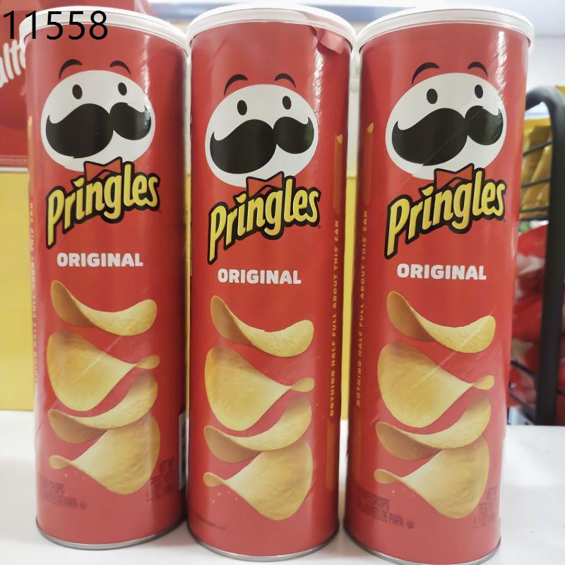 Pringles Pringles Potato Chips Original 149g, Crunchy Corn Chips ...