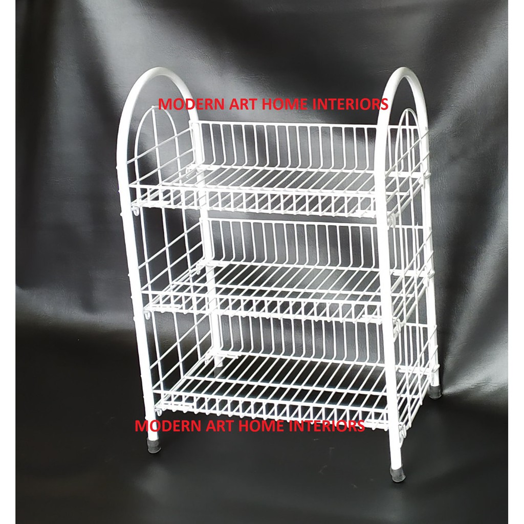 3 Layer Table Rack Organizer White Space Saver | Shopee Philippines