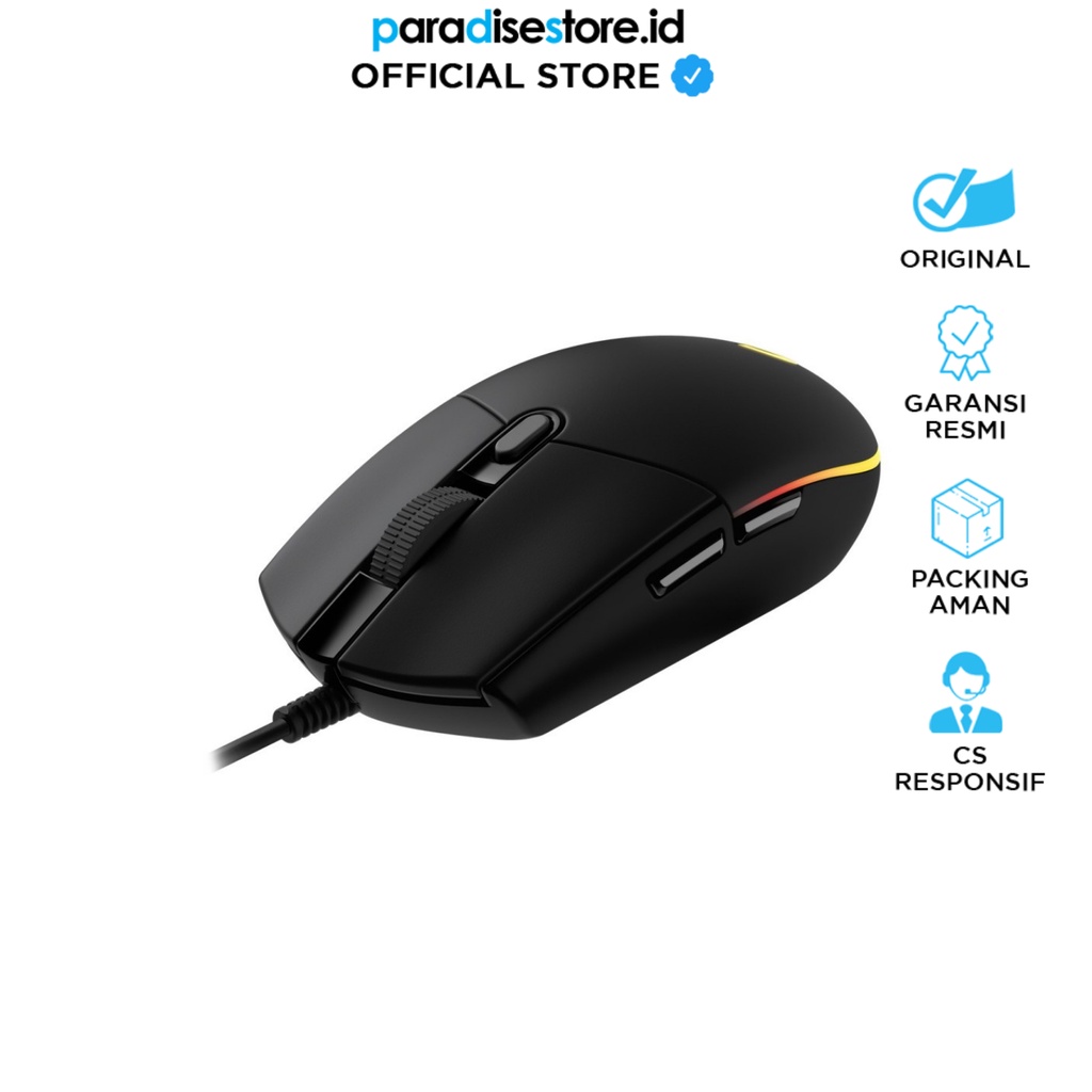 Logitech G102 V2 Lightsync Gaming Mouse Black | Shopee Philippines
