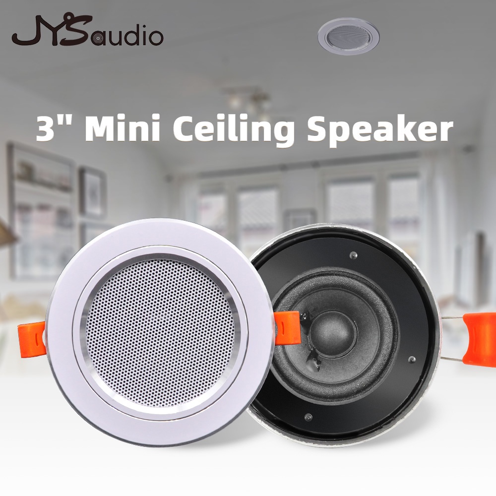 HiFi Bathroom Moistureproof Aluminum In Ceiling Speaker 10W High