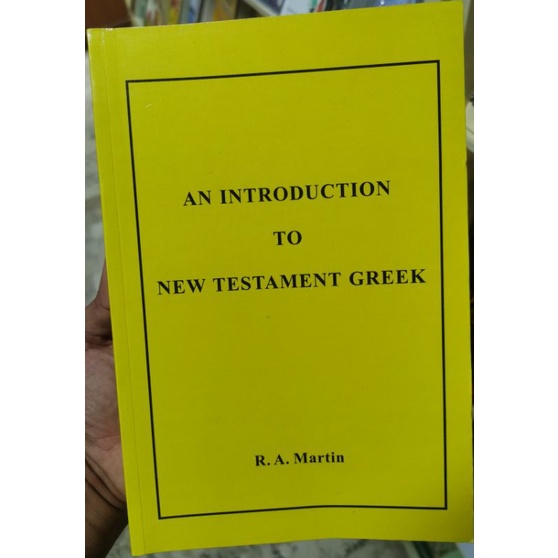 An Introduction to New Testament GREEK by R. A. Martin | Shopee Philippines