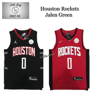 Nike Men's Houston Rockets Jalen Green #0 Red T-Shirt