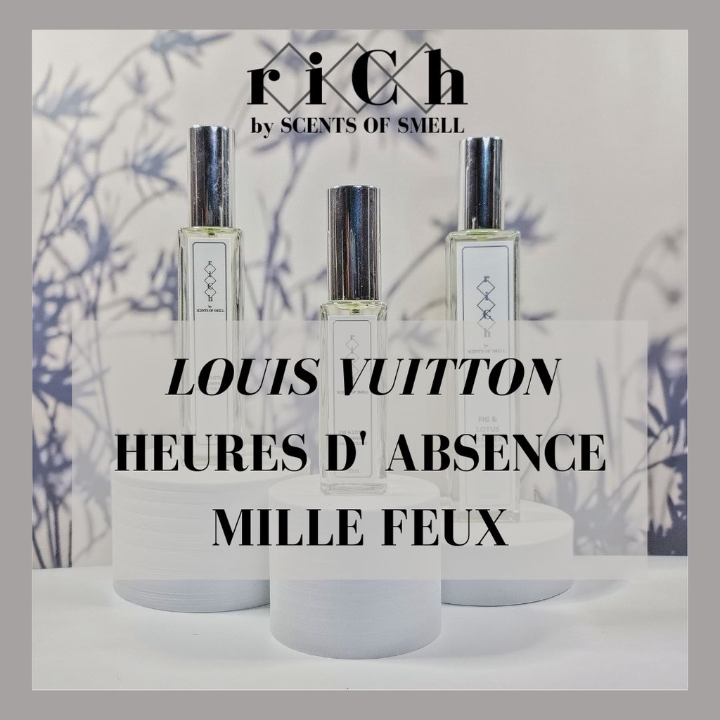 Louis Vuitton Heures D' Absence, Mille Feux EDT Perfume Shopee