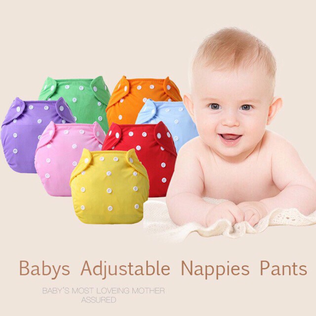 Adjustable Washable Cloth Diaper Pants For Newborn Baby (Diaper Insert