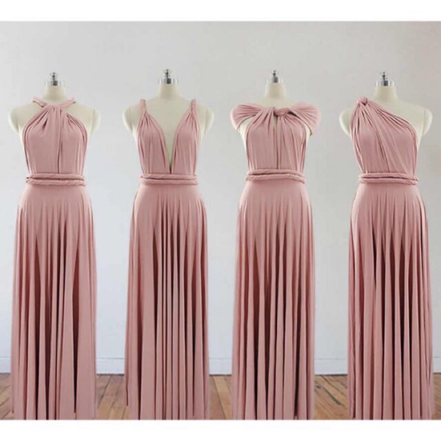 Rose gold store infinity dress