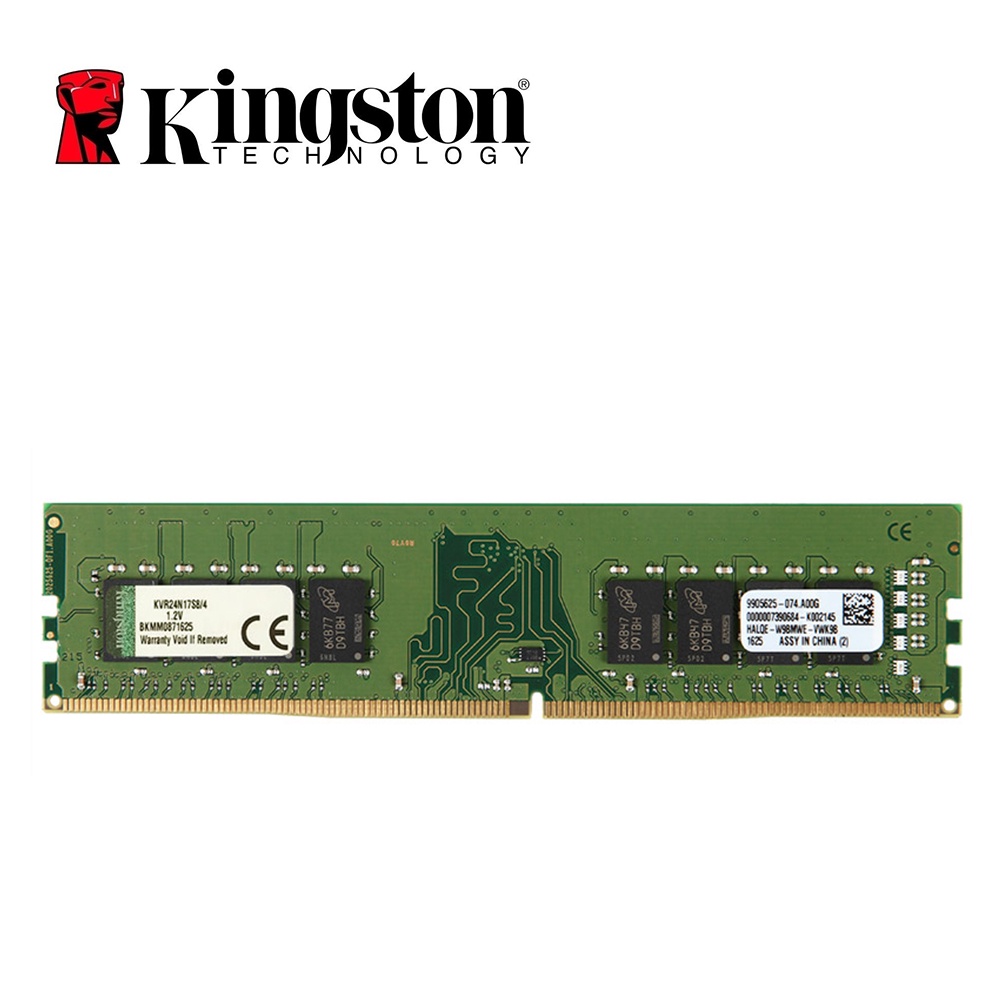 Kingston 4GB DDR4 2400Mhz PC4-19200U 4GB CL17 288pin 1.2V Desktop