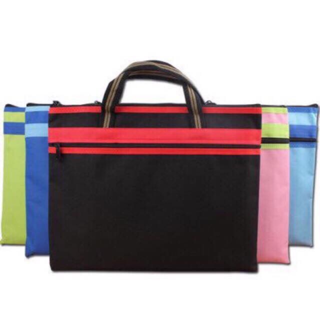 JKYSD Double Zipper File Bag School and Office Supplies | Shopee ...