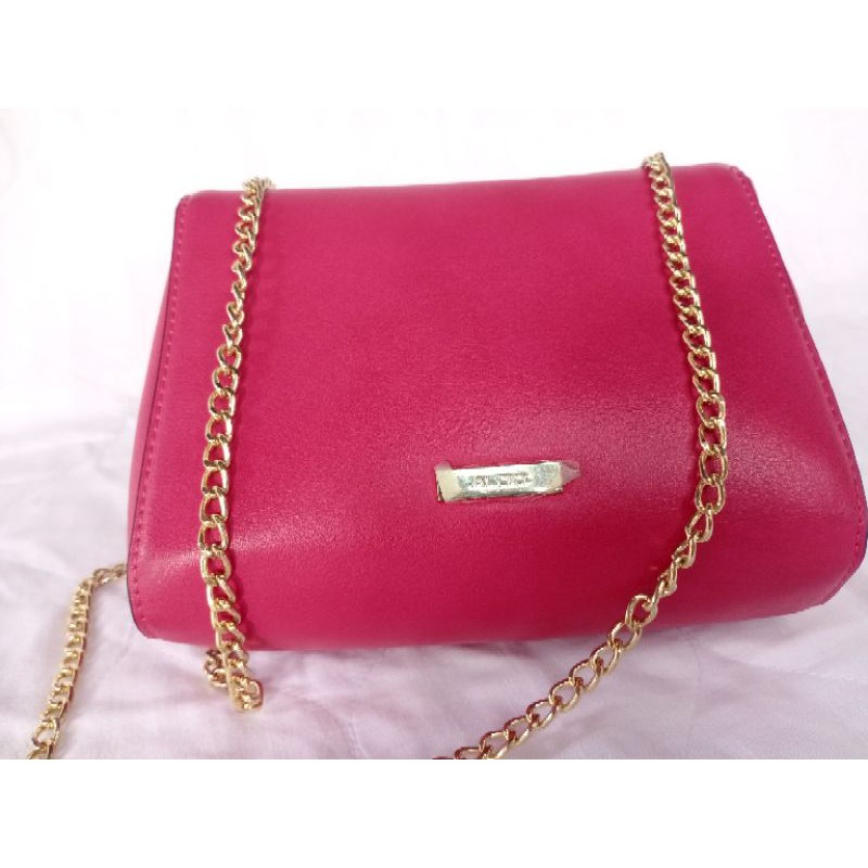 Aldo pink sling store bag