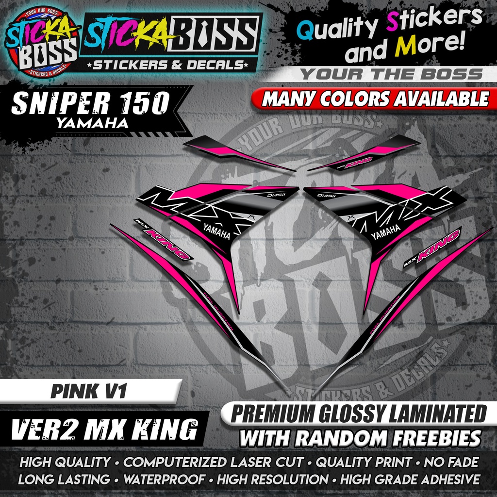 STICKER DECALS for SNIPER 150 MALAYSIAN CONCEPT (VER2 MX KING) By ...
