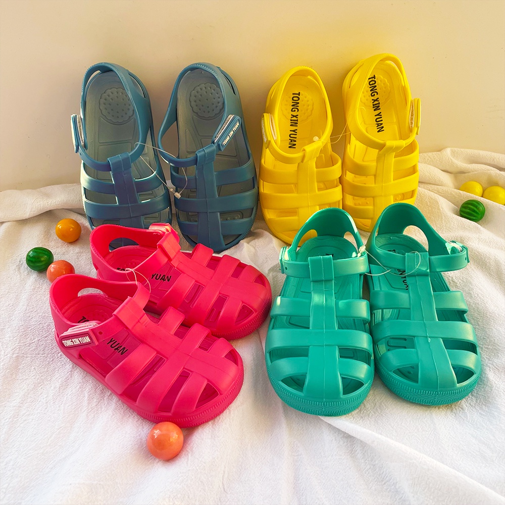 AYUER 7 Colors New Boys and Girls Soft Bottom Non-slip Jelly Sandals ...