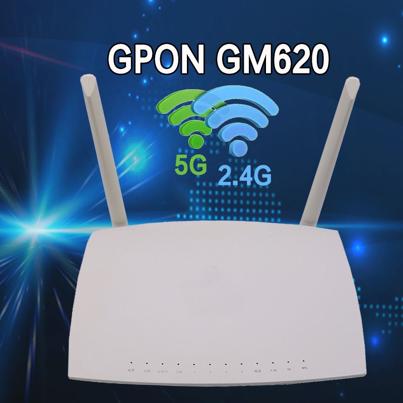 Dual Band 5G F670L ONT/ONU English Firmware 4GE+1tel+2usb 5G WIFI UN ...