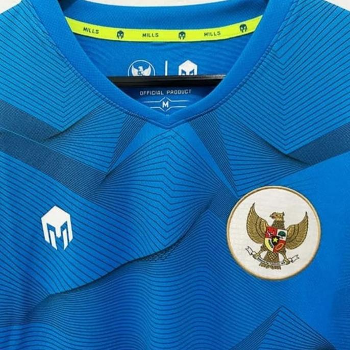 Mills Indonesian National Team Jersey Garuda Training Kit Blue Torquise