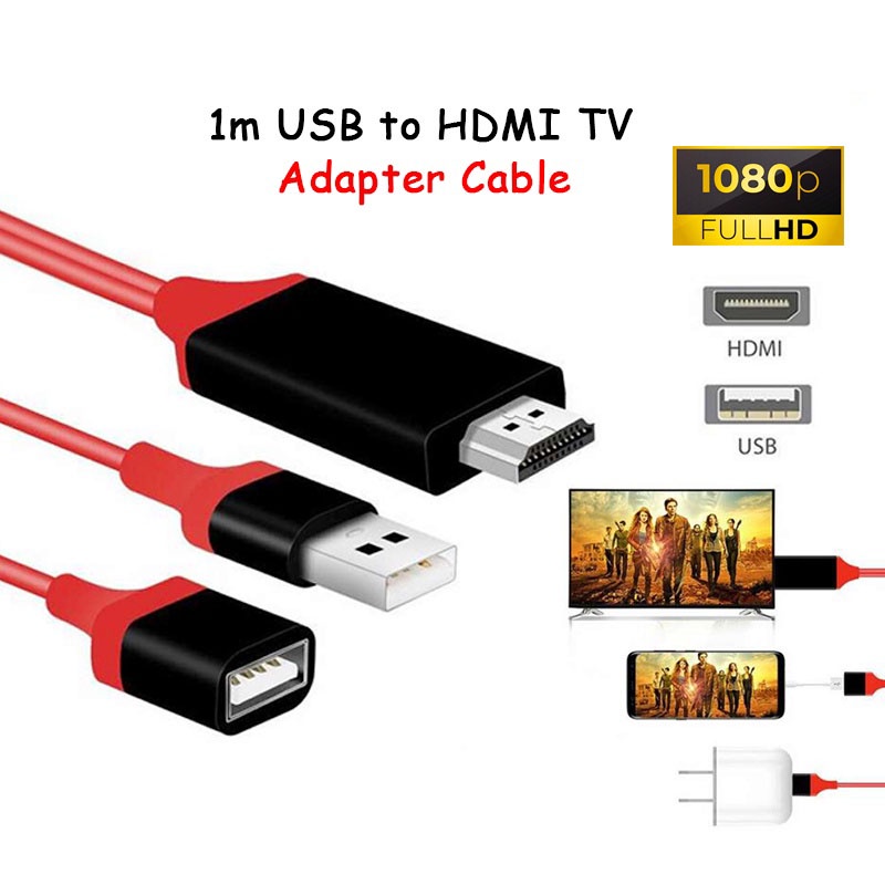 converter 1M HDMI Phone To TV Adapter Cable Universal Android Phone Micro USB Type C EZCast Connect Shopee Philippines