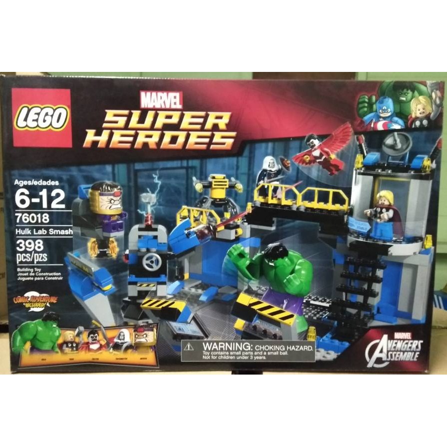 Lego Marvel Avengers Hulk Lab Smash # 76018 | Shopee Philippines