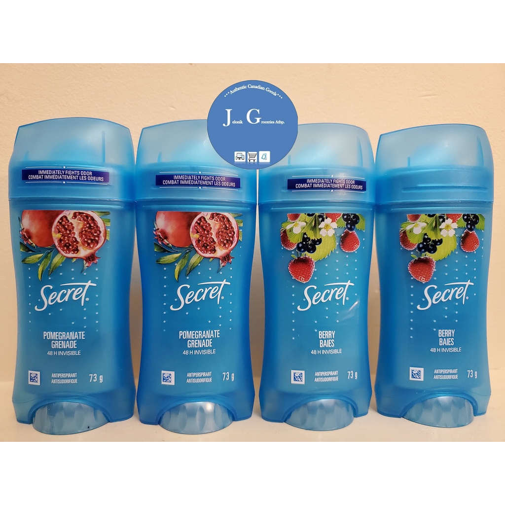 Secret Antiperspirant 73g - Imported from CANADA | Shopee Philippines