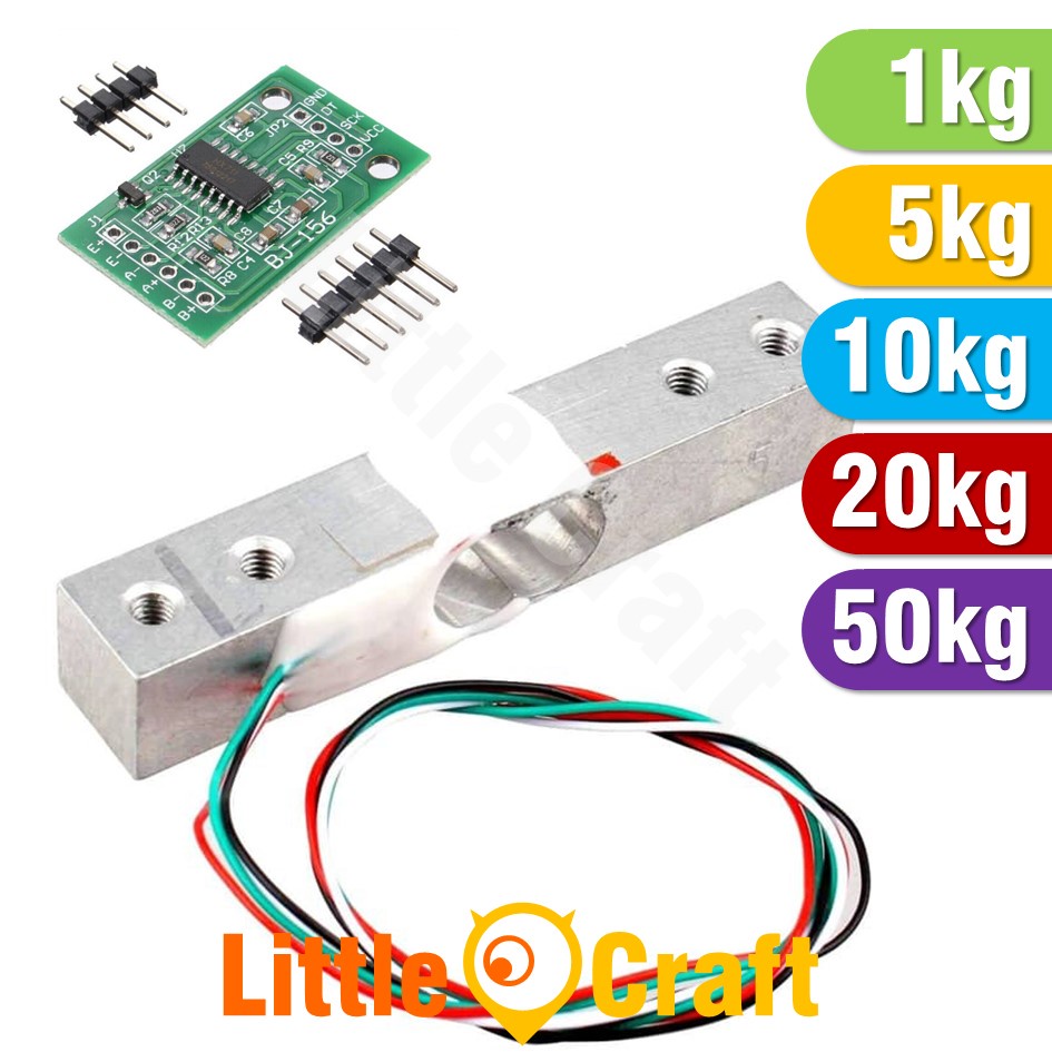 Load Cell Straight Bar Pressure Weight Sensor HX711 Amplifier Module ...