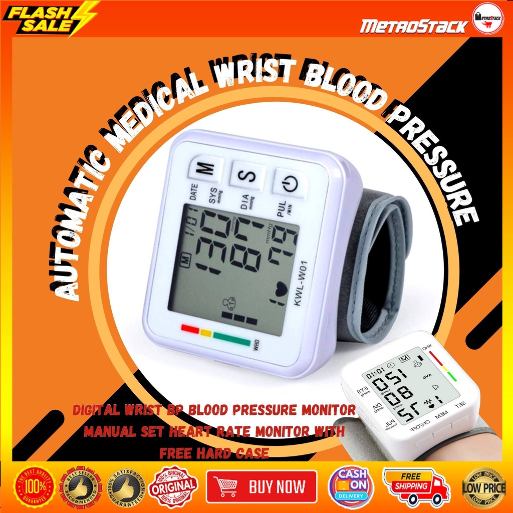 bp monitor manual 【on hand】bp apparatus manual Original Digital Wrist