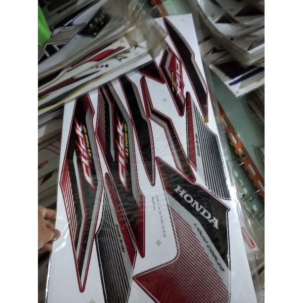 MERAH Striping click i vario techno red kodak paper thailand | Shopee ...