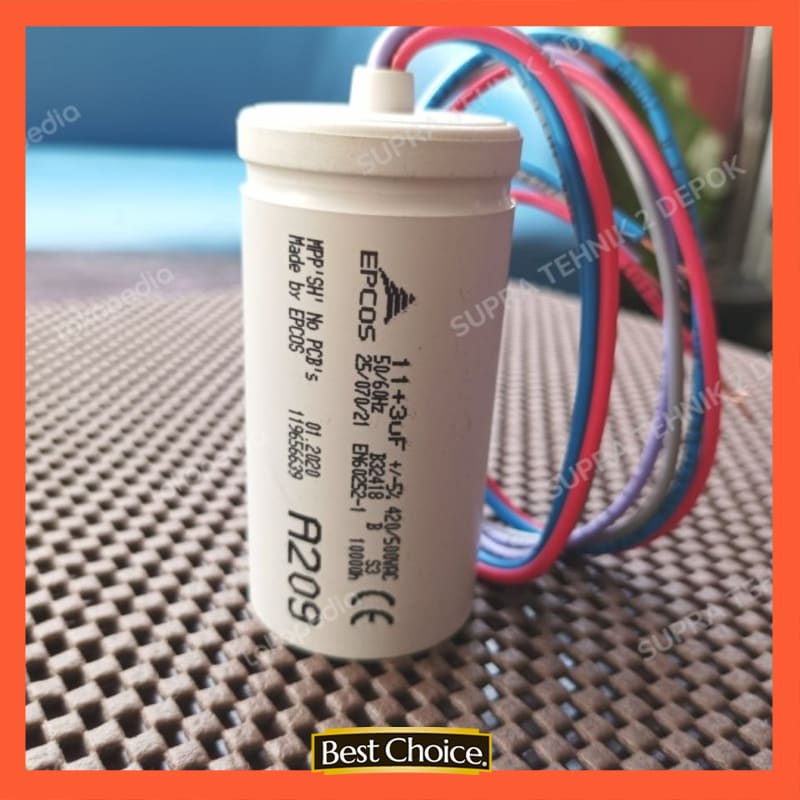 MESIN Sharp 11+ 3uf original Washing Machine Capacitor | Shopee Philippines
