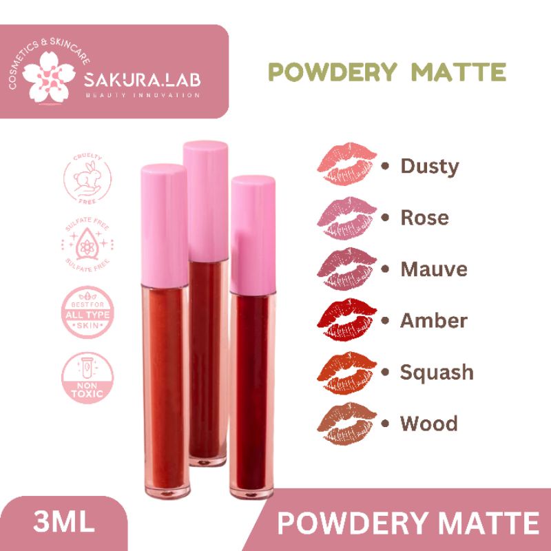 Powder Matte Lip Stain (Rebranding) 3ML Shopee Philippines