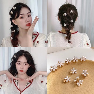 Toyella Pearl Hairpin Set Japanese Ins Head Jewelry Word Clip B