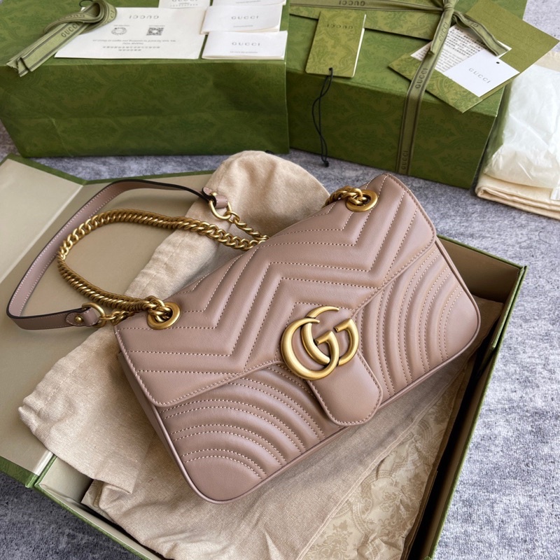 Gucci marmont hot sale nude pink