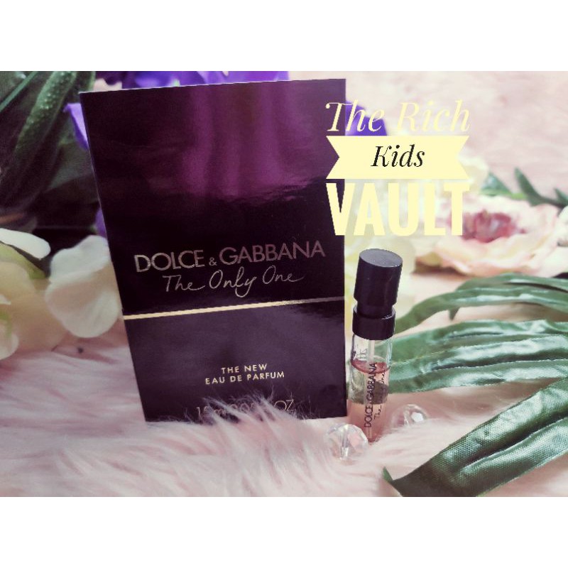 Authentic Perfume Vial Dolce and Gabbana The Only One EDP | Shopee ...