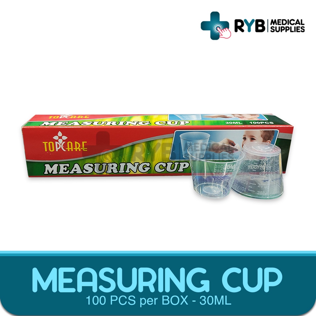 Medicine Cup Measuring 30mL Plastic (100pcs/Box)